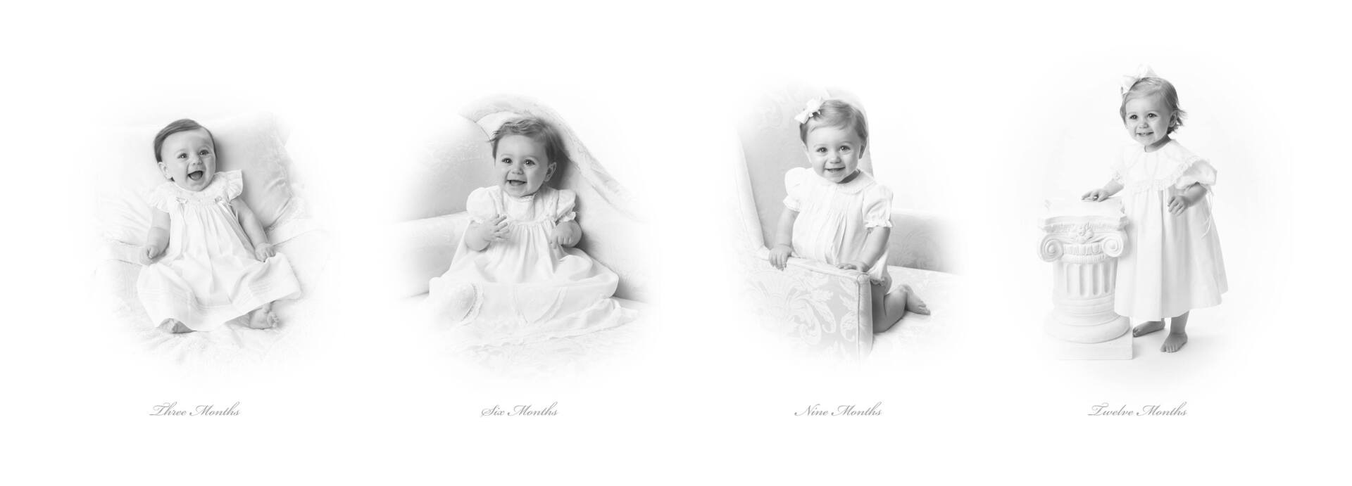One year baby panel photography Nashville