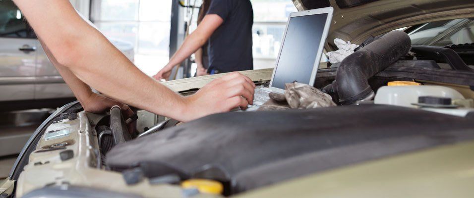 Engine diagnostics work