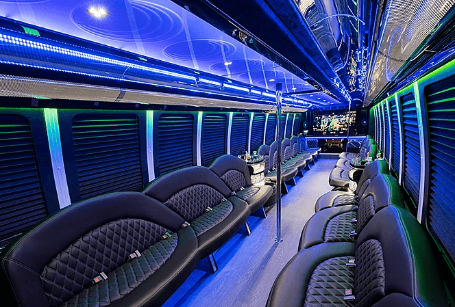 LAX limo bus service
