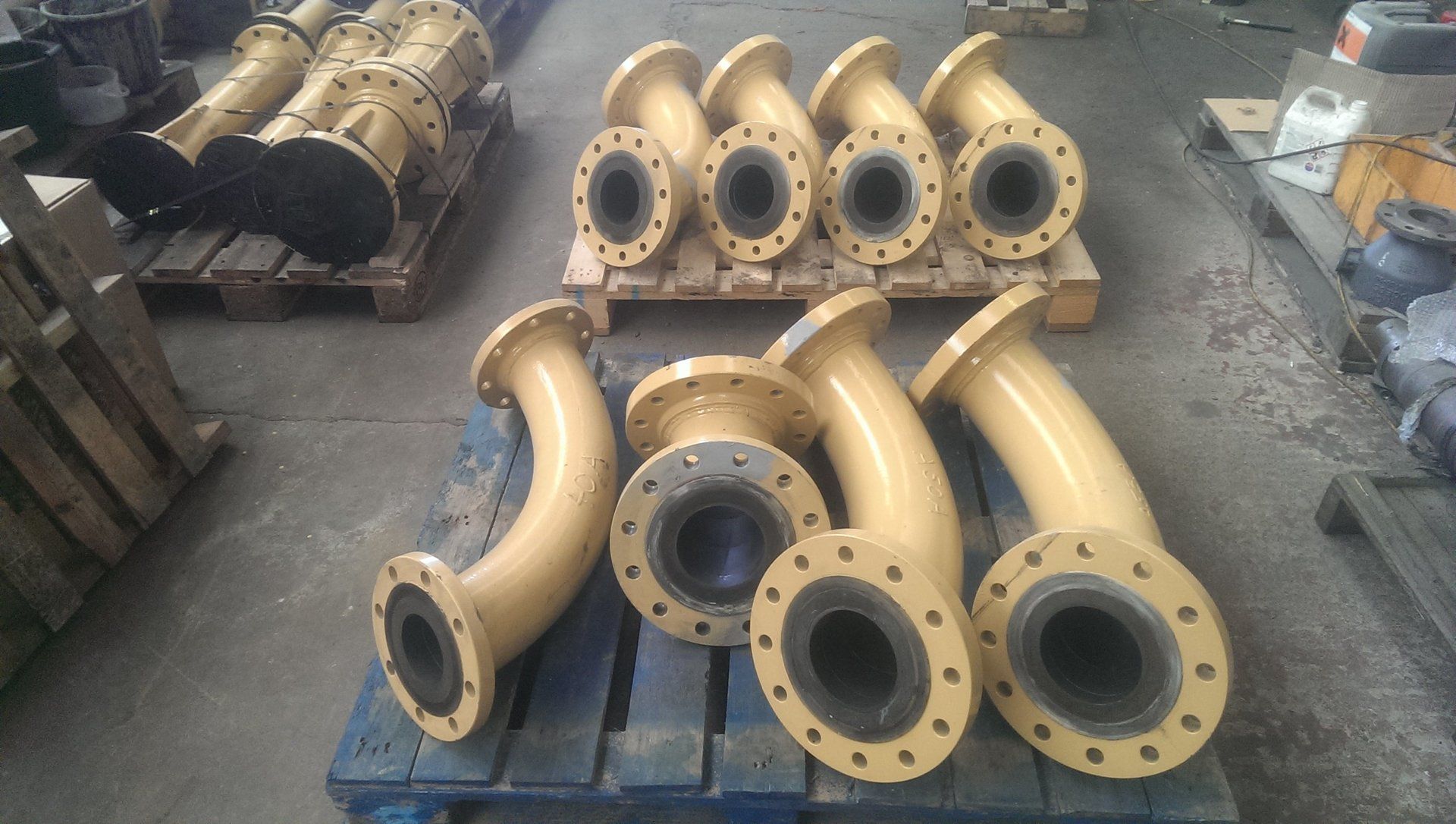 Gallery photos of Omegaslate wear resistance linings