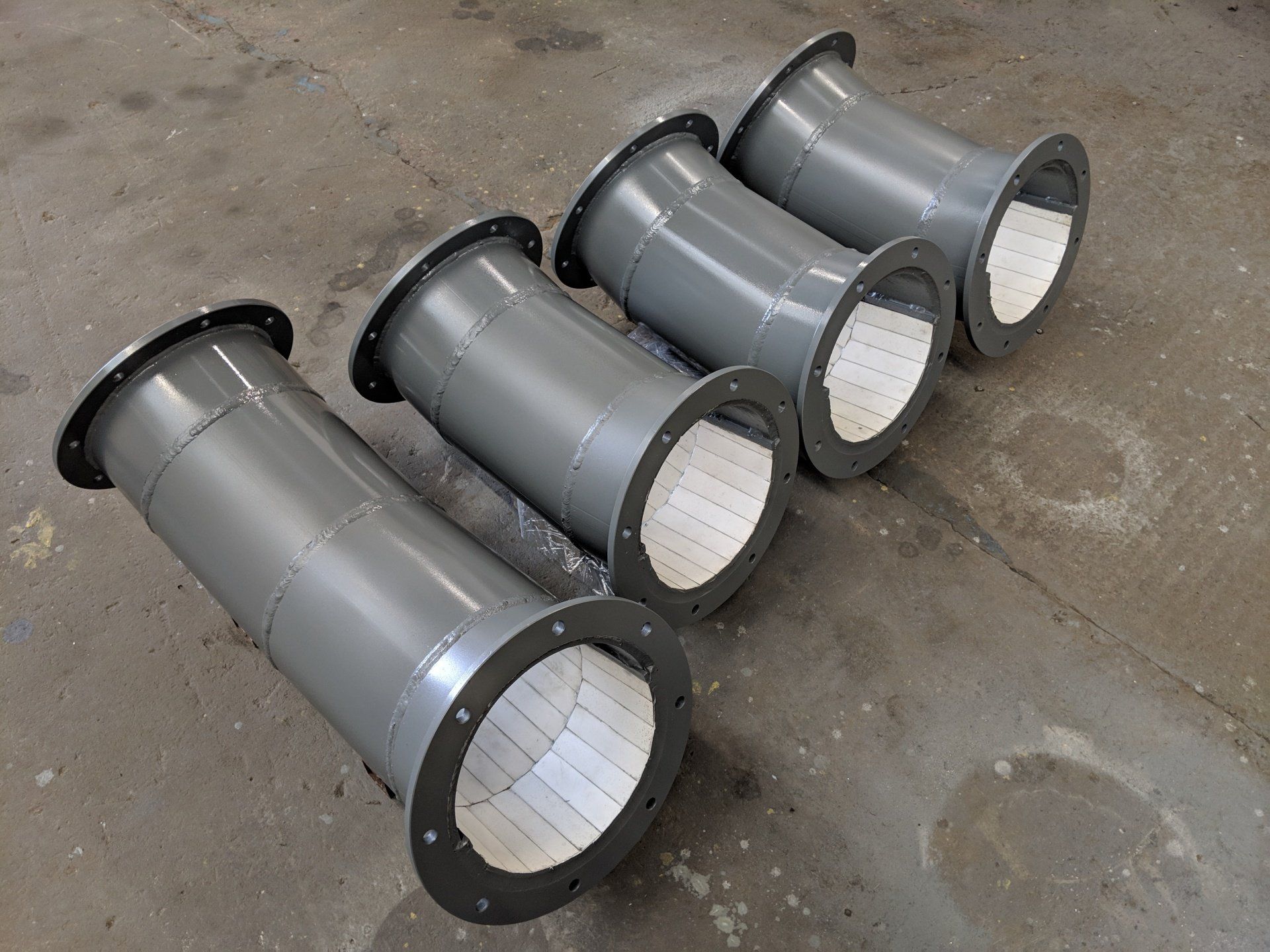 Gallery photos of Omegaslate wear resistance linings
