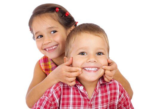 Family Dental Care — Two Children Smiling in Sacramento, CA Family Dental Care — Two Children Smiling in Sacramento, CA