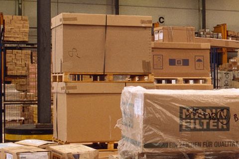 Pallet wrapped goods