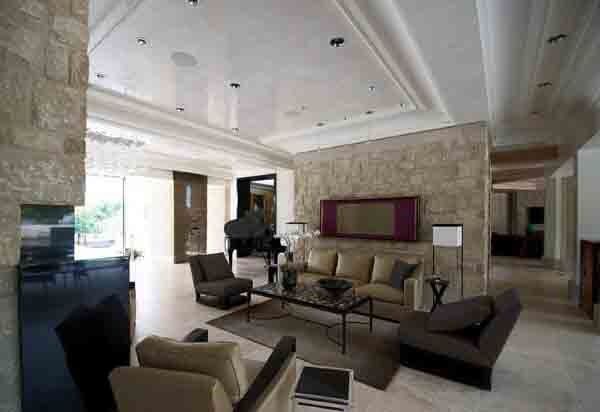 Brick Wall of Luxury House — Interior Plastering in Oklahoma City, OK
