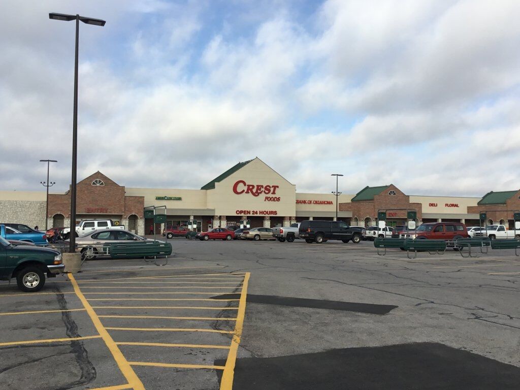 Custom Building Signage — Crest Foods Signage in Oklahoma City, OK
