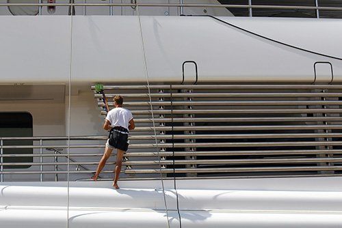 pulizie di yacht