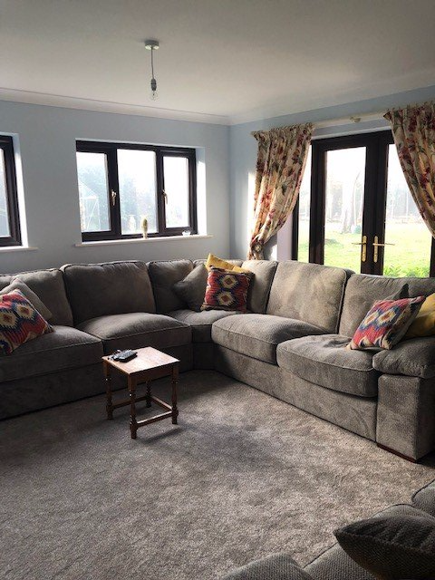 Sun room extension finished