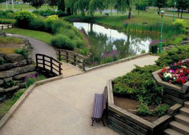 park made with landscape supplies from The Hunter Valley