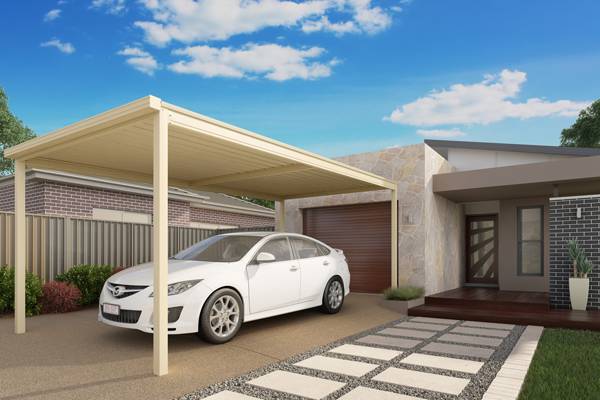 garage with car image