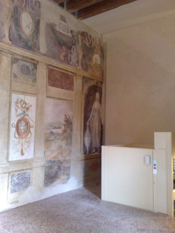 lavori presso Villa dei Vescovi