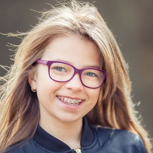 girl with braces