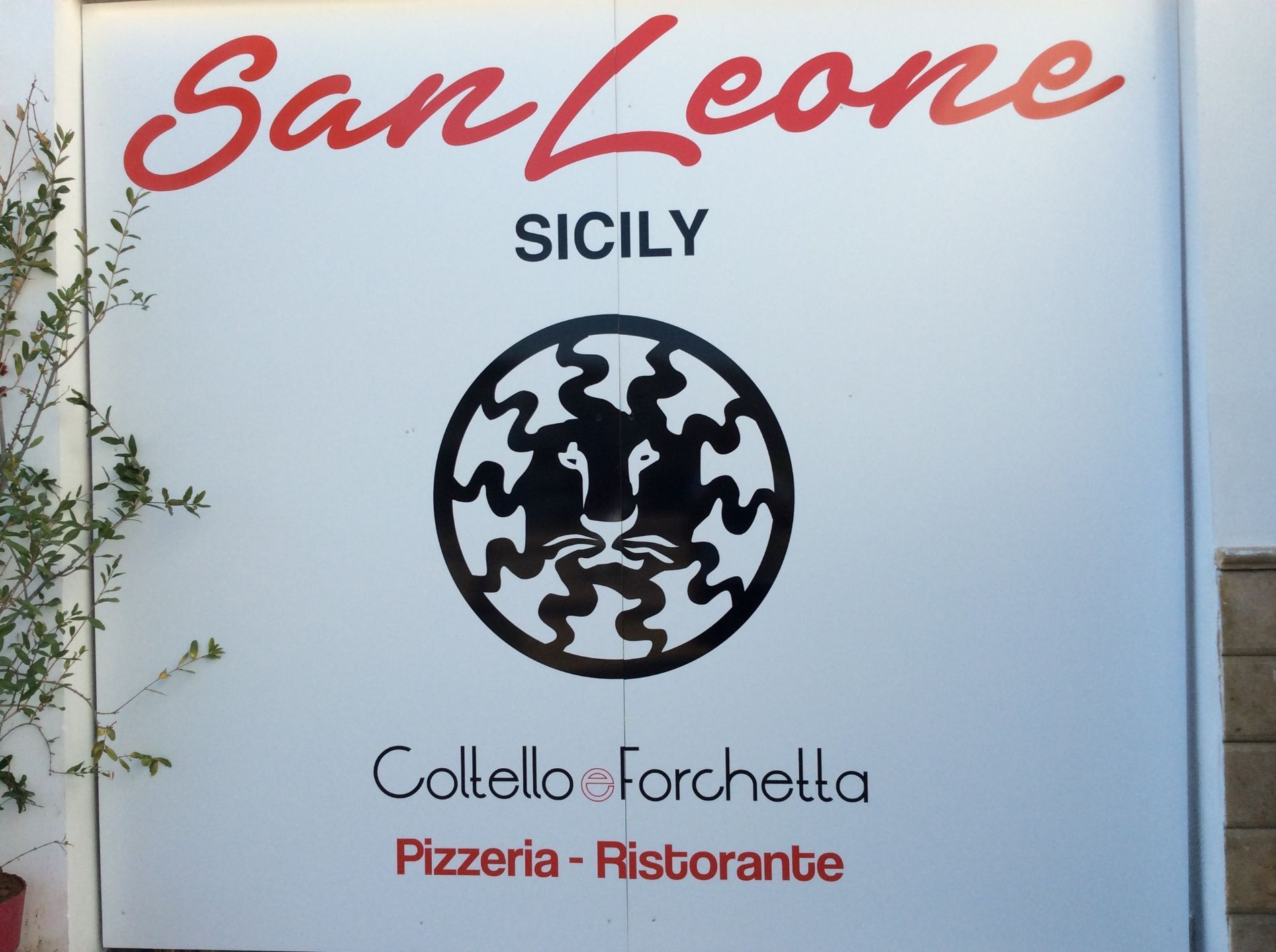 manifesto pubblicitario Coltello e Forchetta