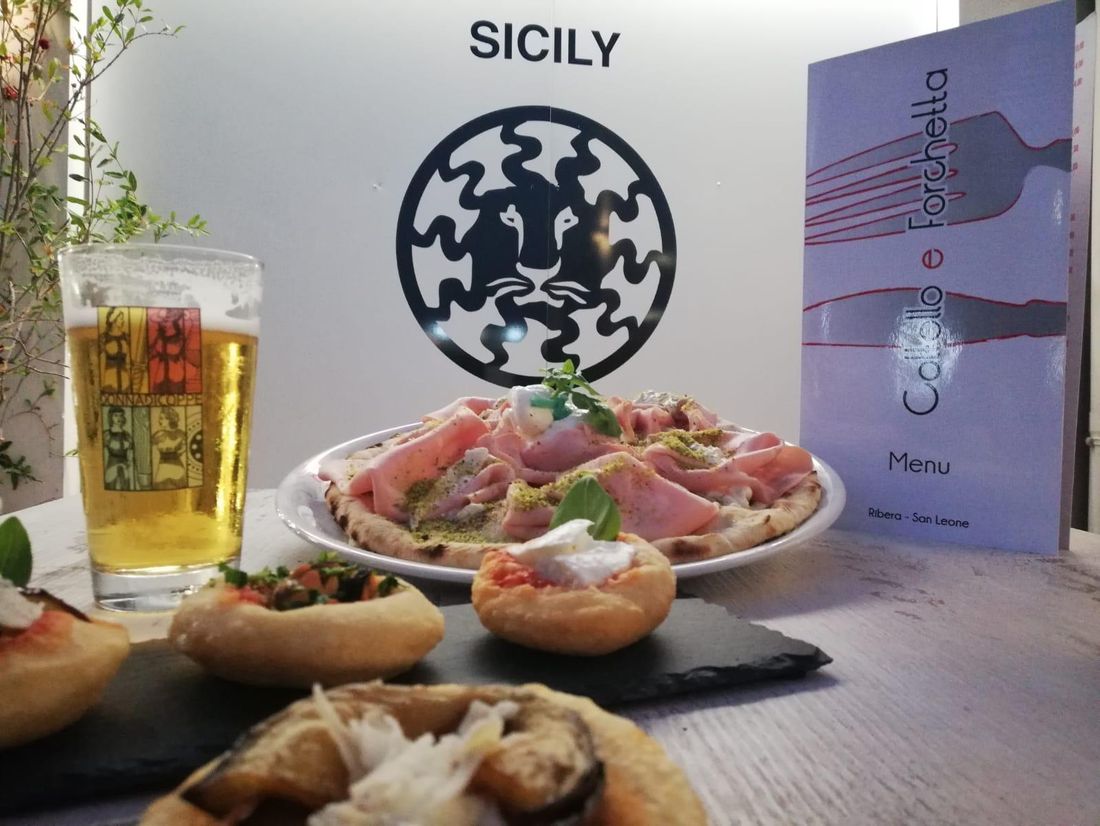 pizza con salumi freschi