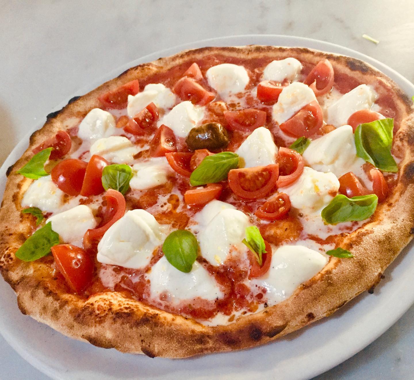 pizza con bufala