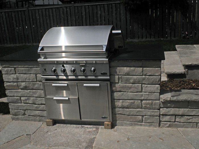 Outdoor Grill Rack — Highland Park, IL — Aurelio Landscaping