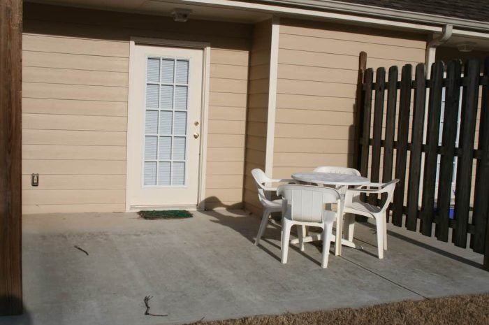 Meadow Trace - Patio with outdoor table and chairs