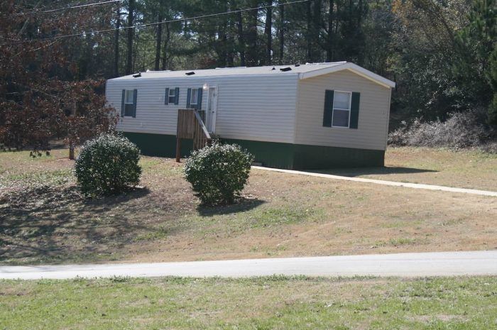 Garden Springs Homes - Exterior of one of the mobile homes