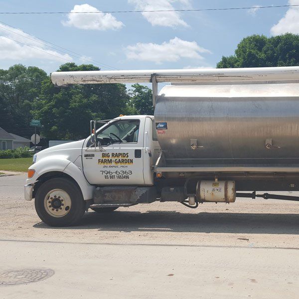 feed delivery truck