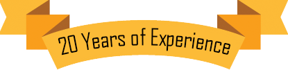 20 years of experience 20 years of experience
