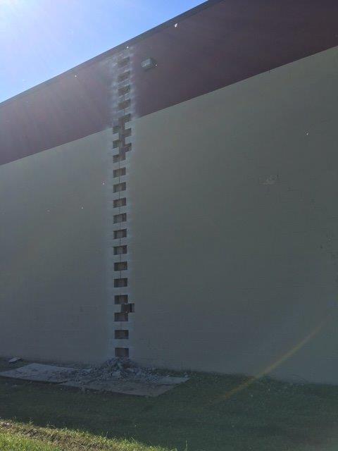 Laying out the masonry