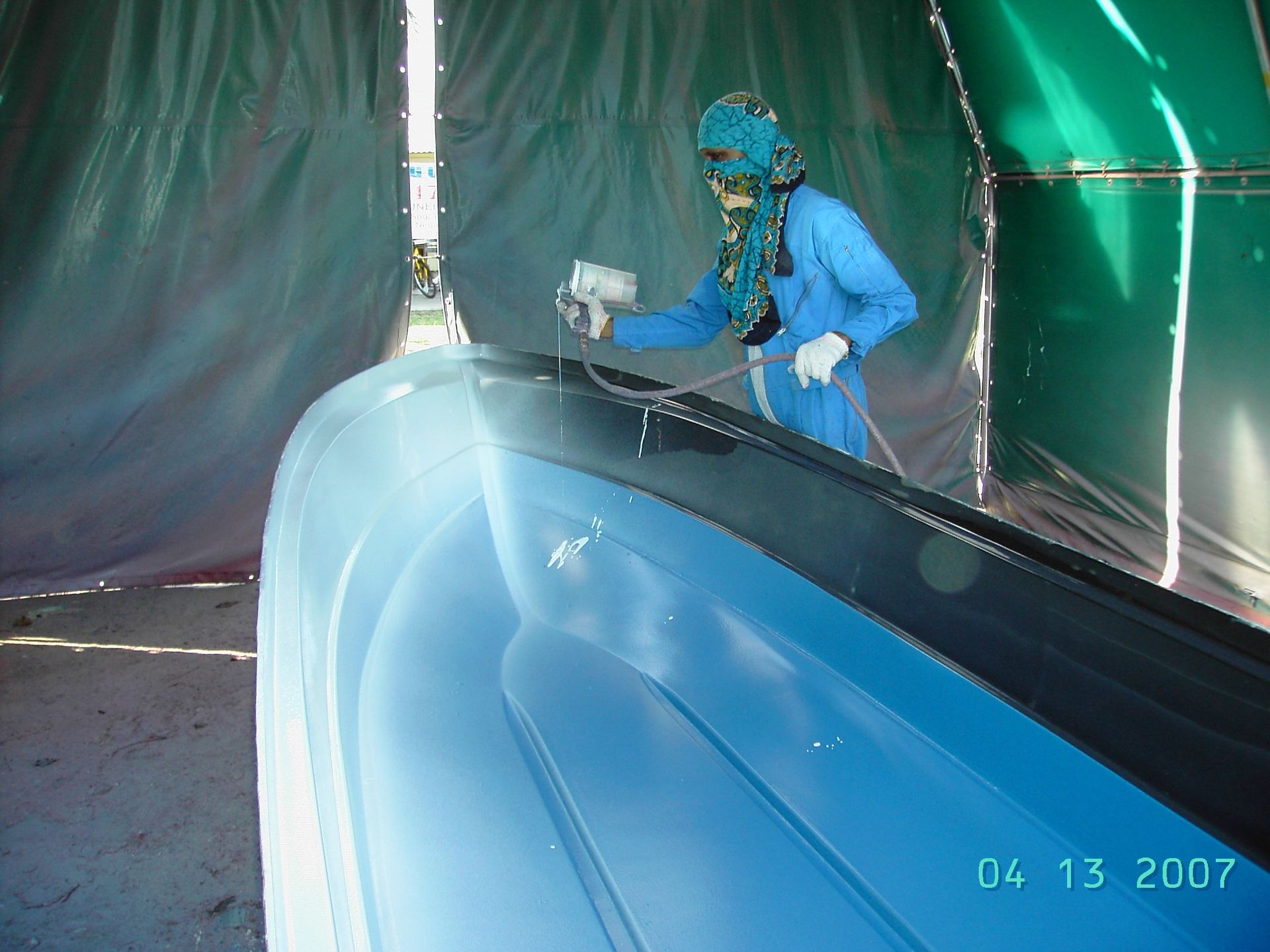 painting boat