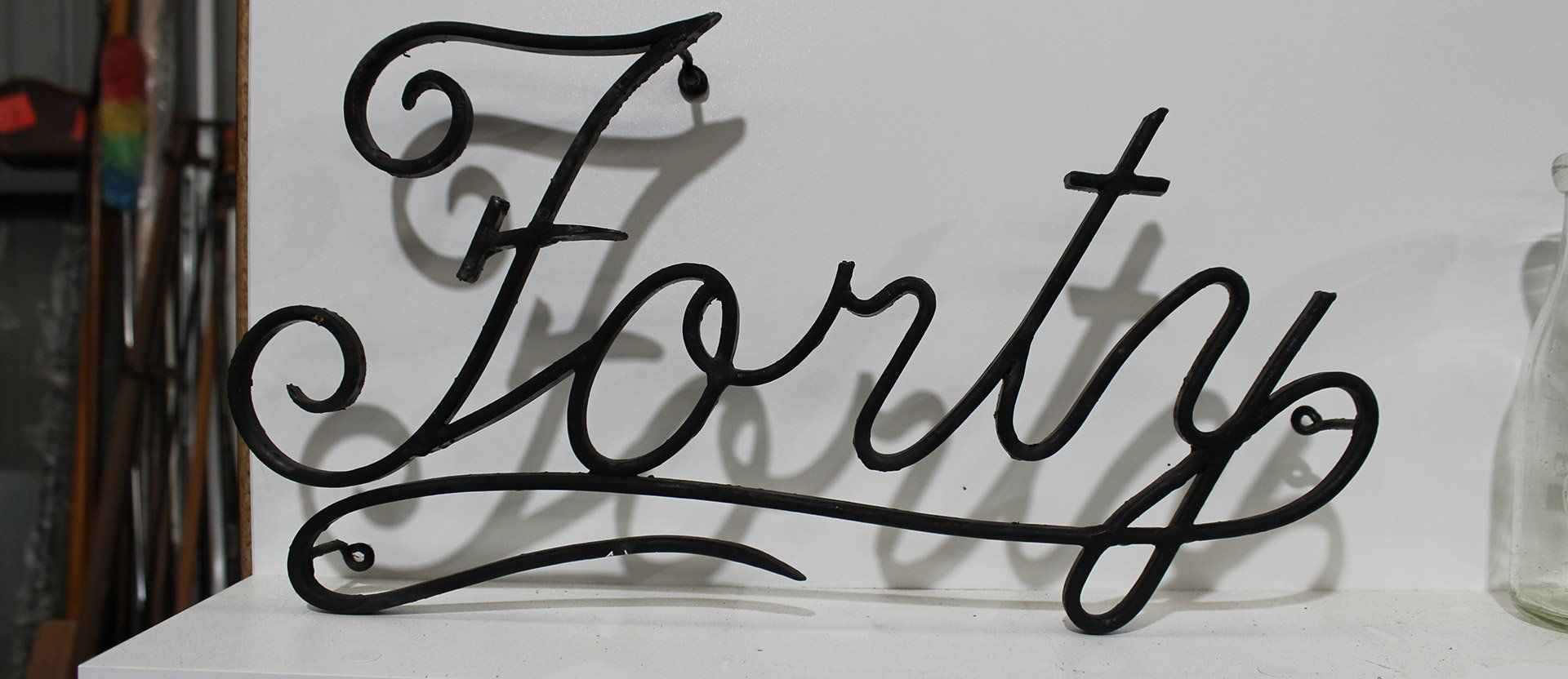 forty sign