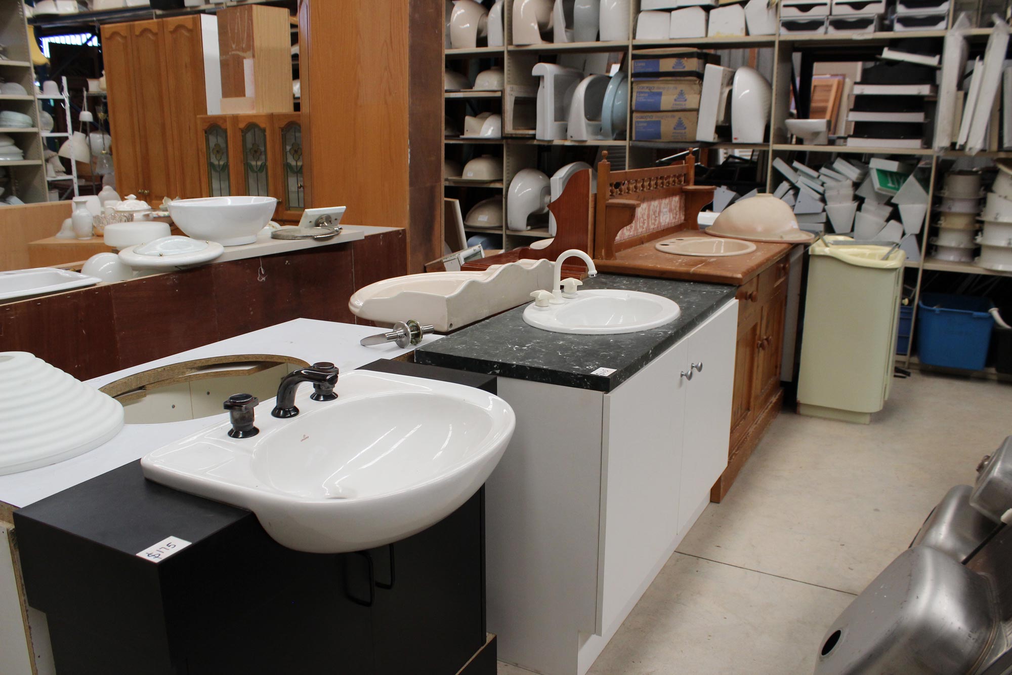 reclaimed bathroom and kitchen
