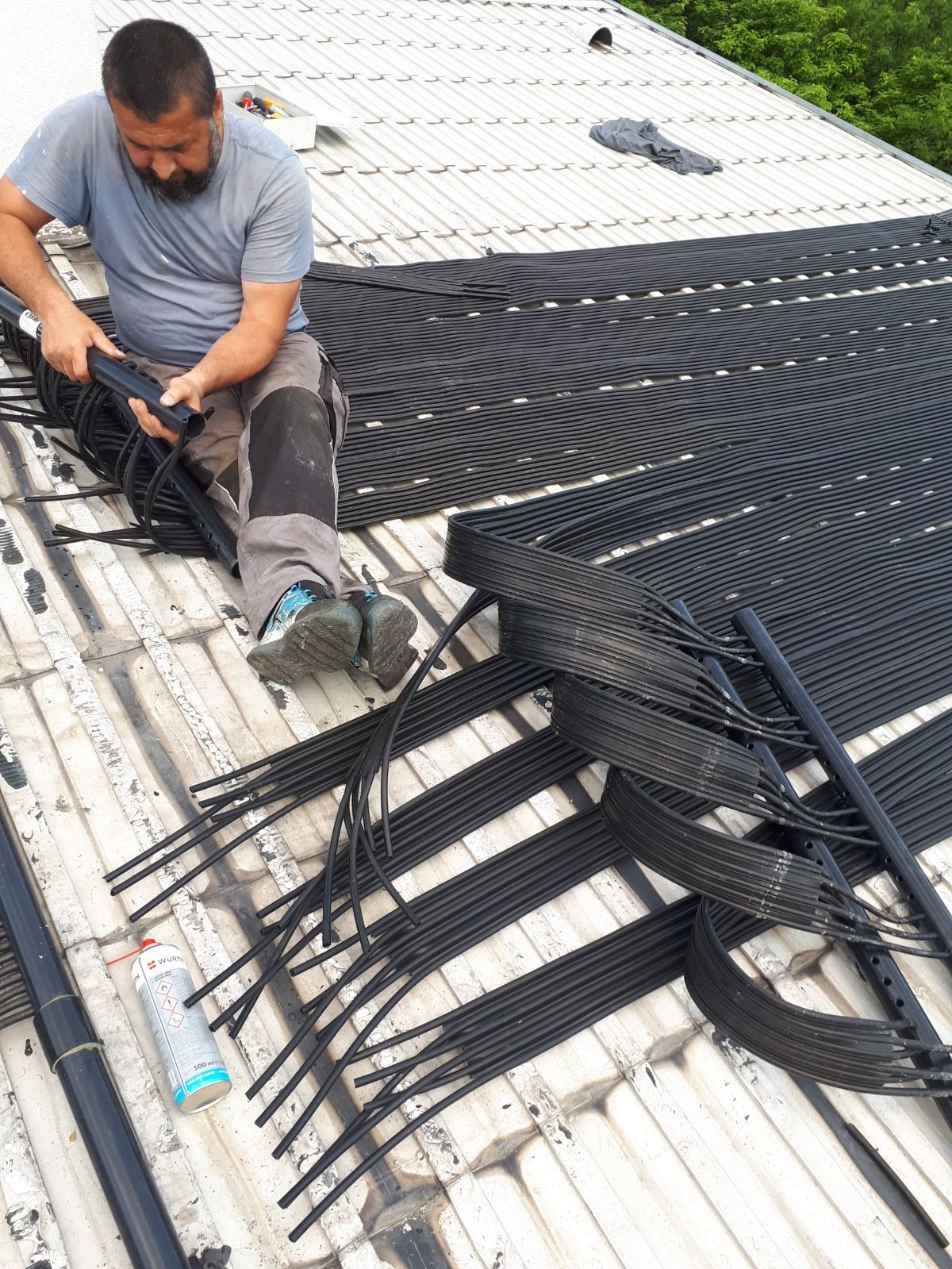 Montage Solaranlage