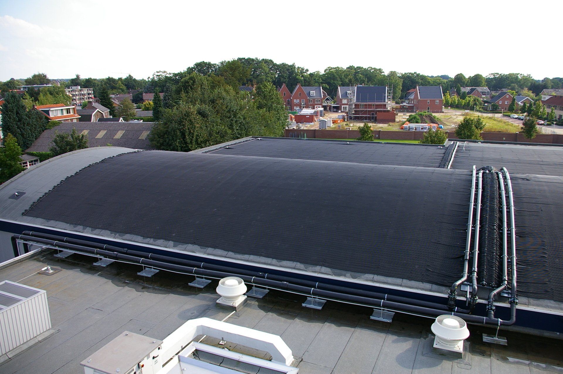 gewölbtes Solardach