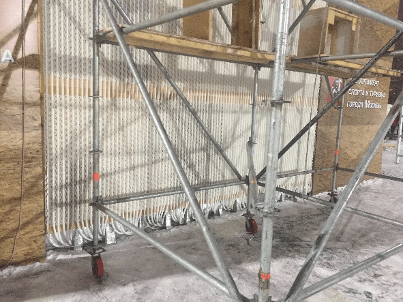 Montage Eiswand