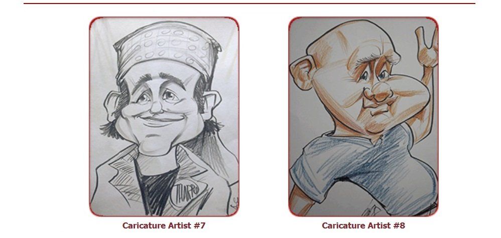 A cartoon of a man with a hat and a cartoon of a man without a hat
