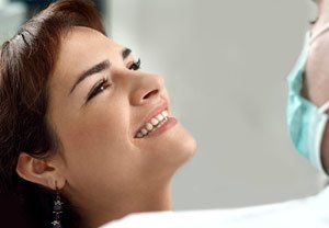 woman smiling