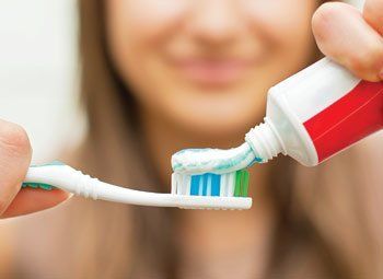 toothpaste and toothbrush 