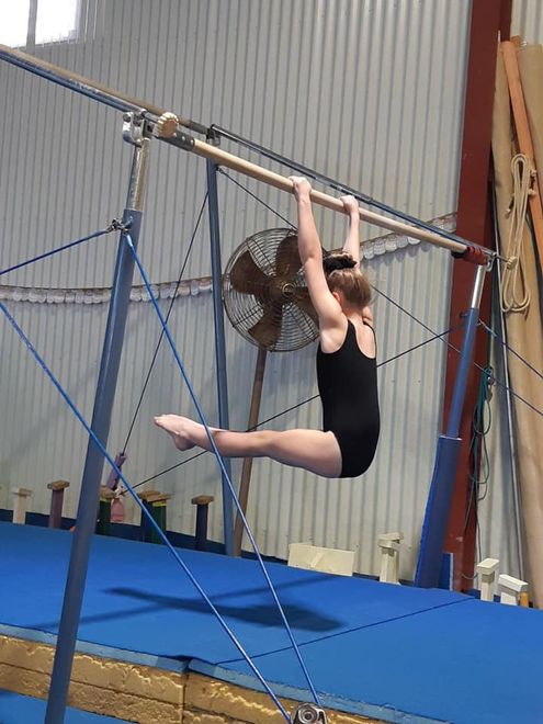 woman stretching for Gymnastics