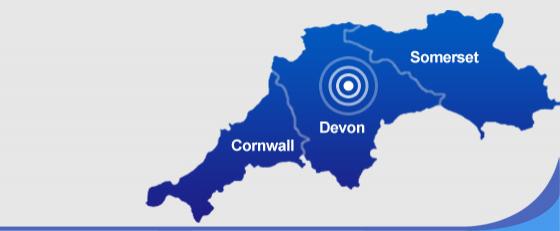 Devon map