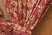 Red Curtain — Upholstery in West Nyack, NY Red Curtain — Upholstery in West Nyack, NY