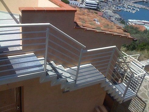 scala in acciaio