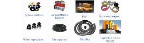ricambi e accessori macchinari pulizia industriale