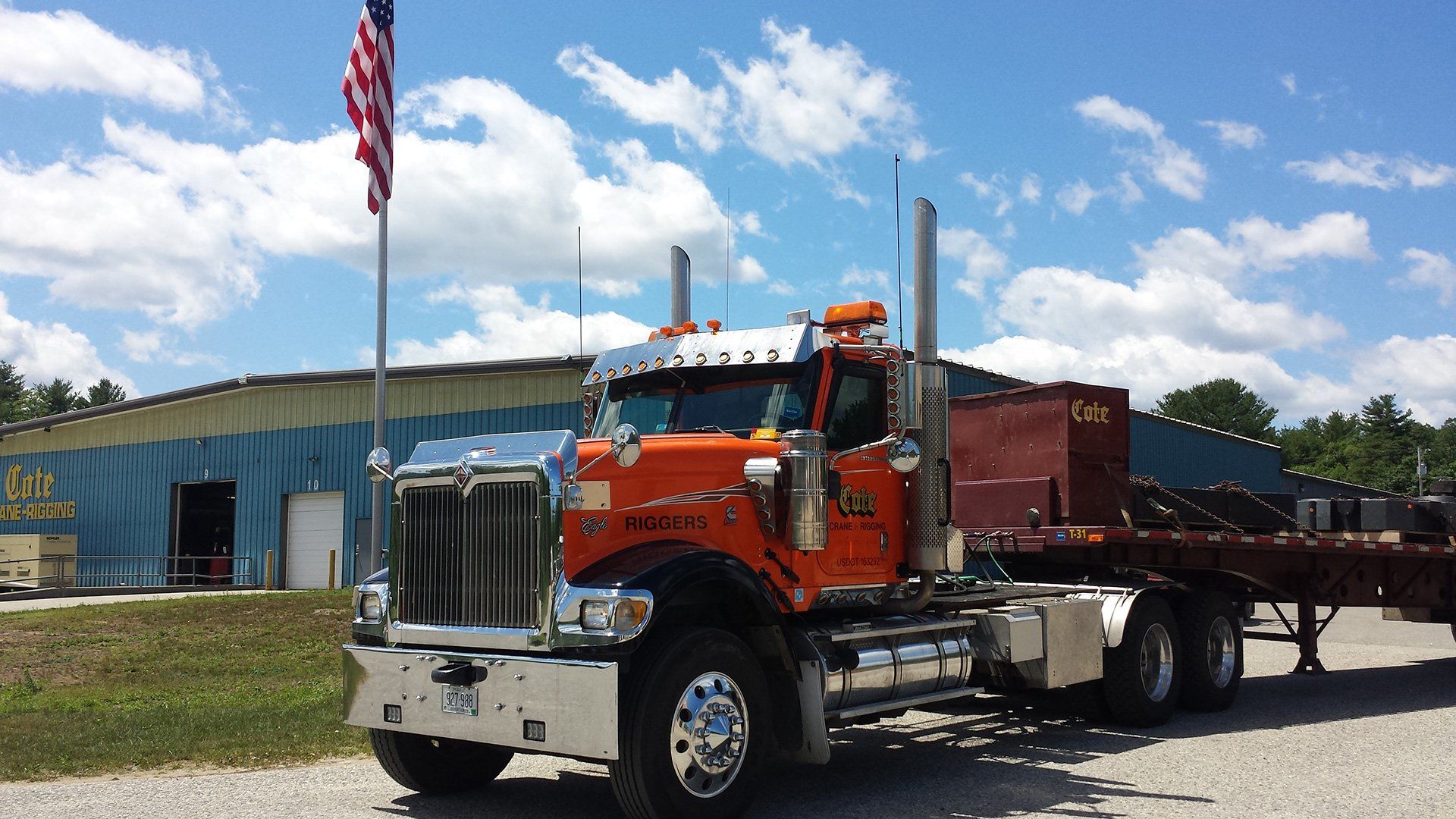 large equipment movers Maine & New Hampshire