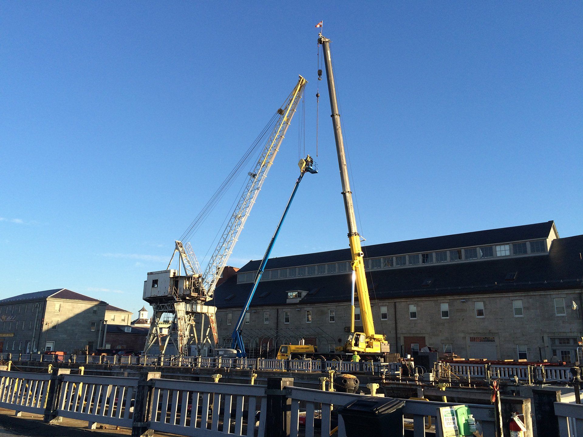 Crane Removal Project in Boston, MA