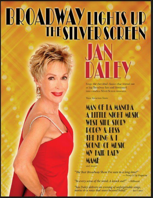 A poster for broadway lights up the silver screen