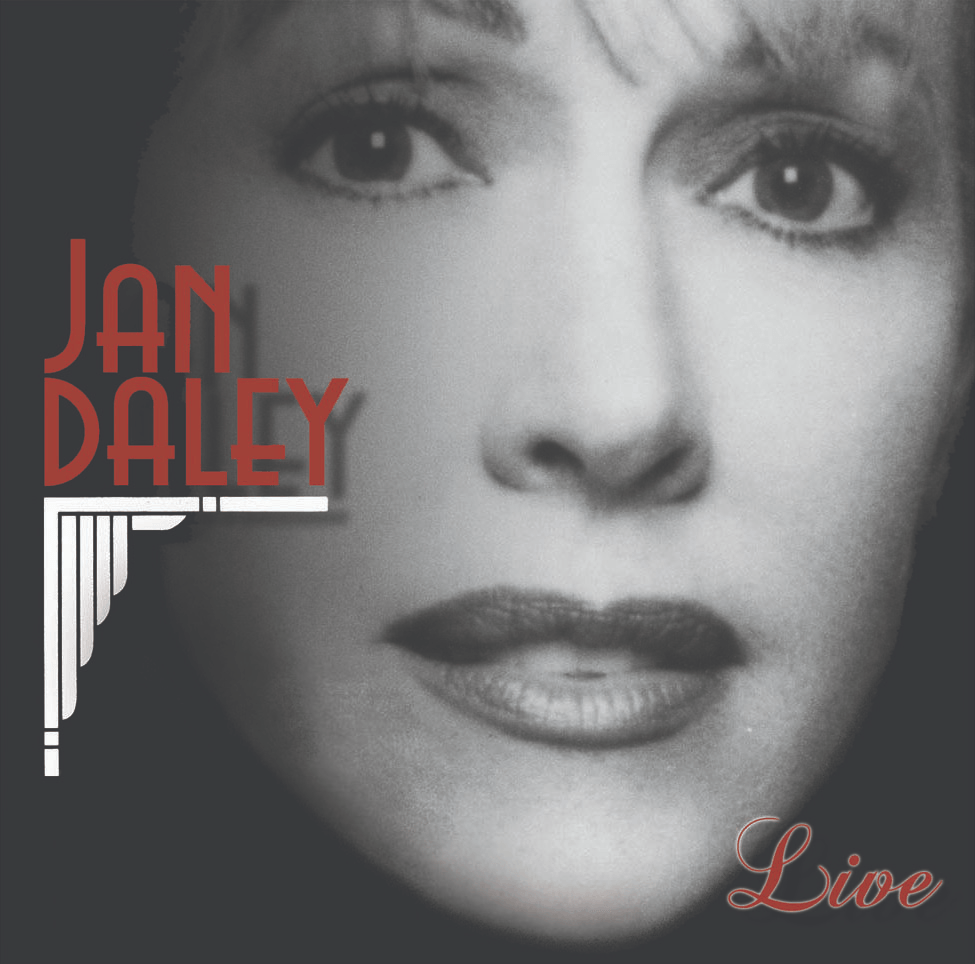 A black and white photo of a woman named jan daley