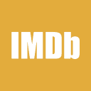 The imdb logo is white on a yellow background.