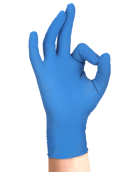 guanto in nitrile
