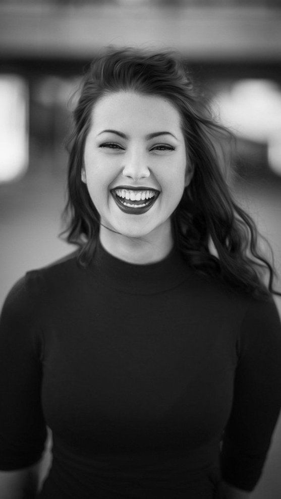 girl smiling
