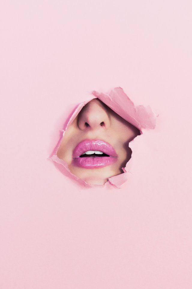 pink lips