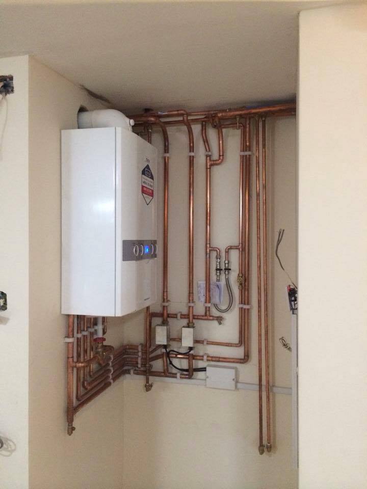 Ideal logic Boiler and Megaflo Installation