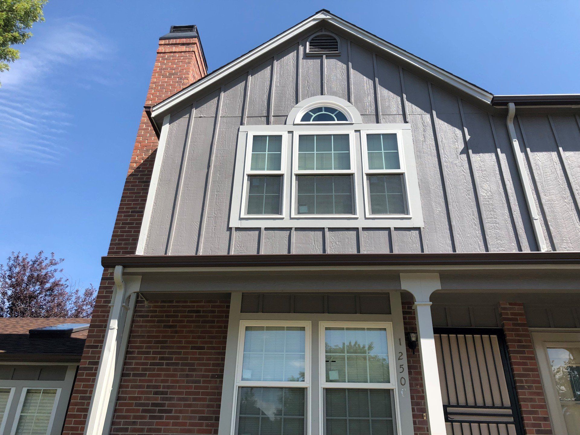 A new exterior paint install