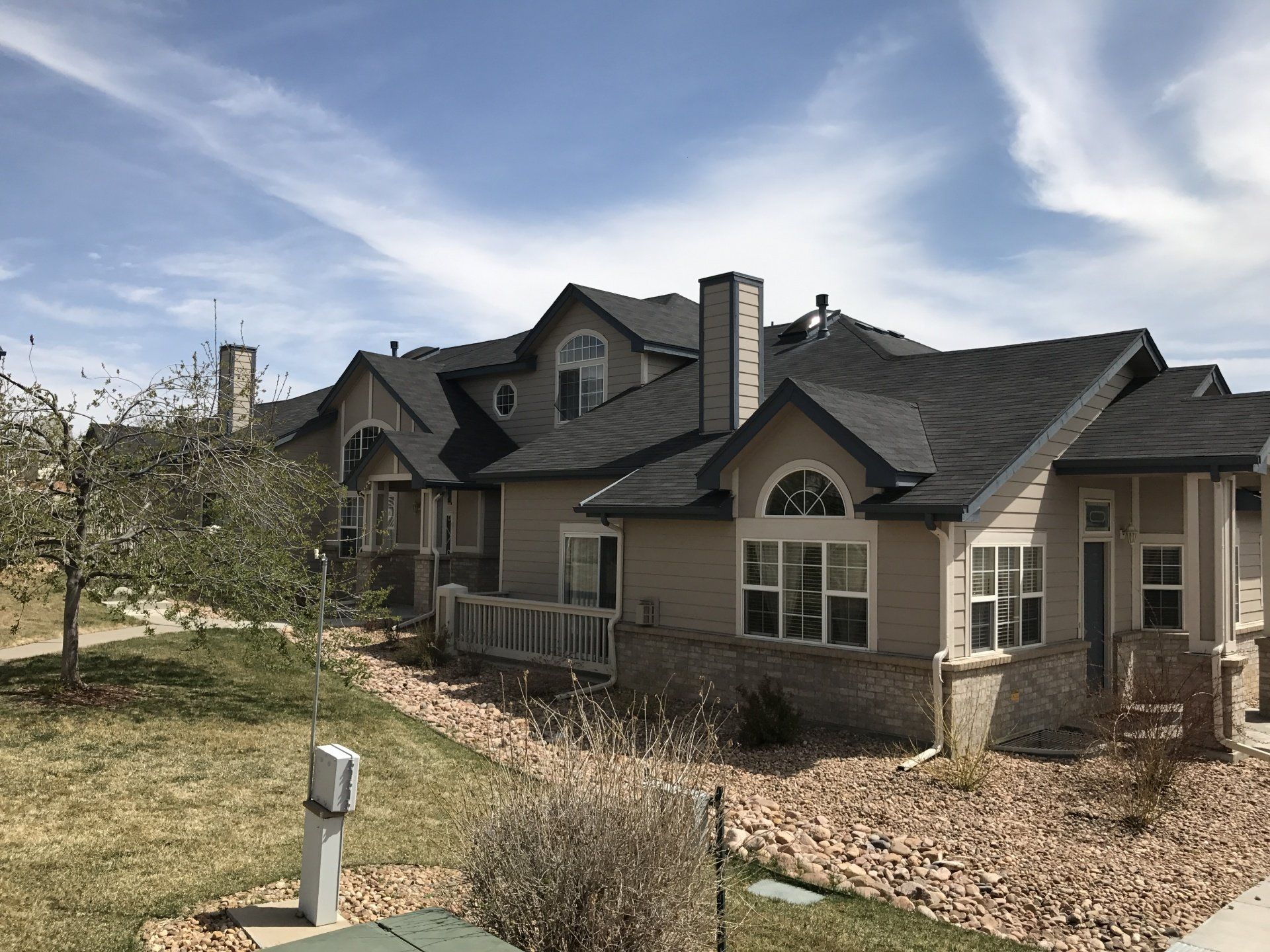 New roof on a multi-family property.
