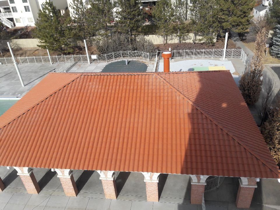 New tiled roof.